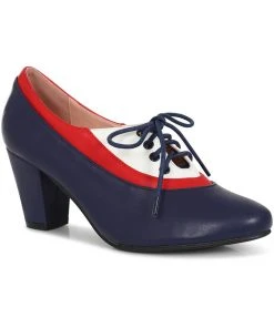 New In Lulu Hun Nada 60's Pumps Blue