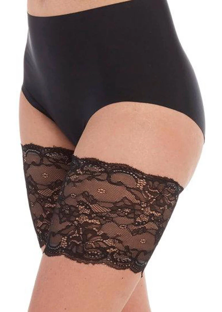 Magic Bodyfashion Be Sweet To Your Leg Lace Thigh Bands Black New In