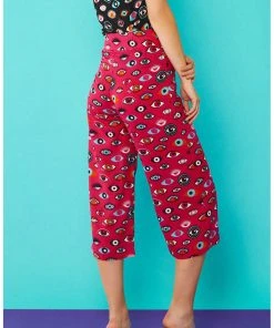 New In Minueto Eyes 70's Trousers Pink