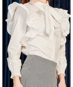 Minueto Leslie 40's Blouse White New In