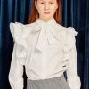 Minueto Leslie 40's Blouse White New In
