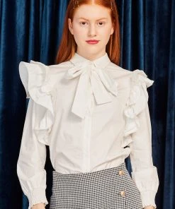 Minueto Leslie 40's Blouse White New In