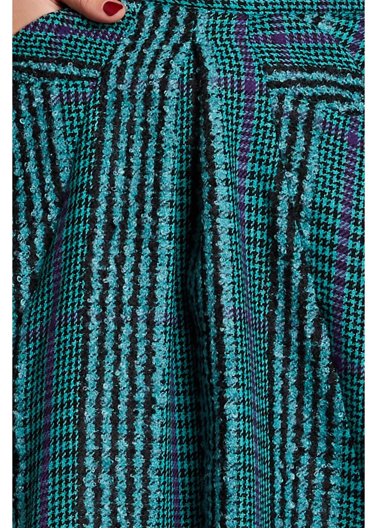 New In Miss Candyfloss Helora 50's Swing Skirt Teal