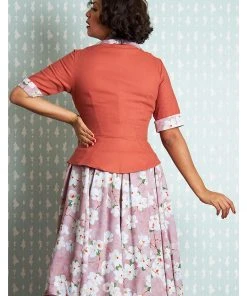 Miss Candyfloss Lexi Amber 40's Jacket Punch Pink