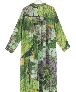 One Hundred Stars Hydrangea Duster Lime Green