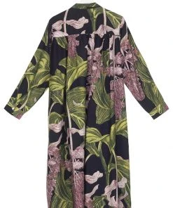 One Hundred Stars Medinilla Duster Black New In