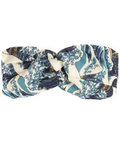 One Hundred Stars Wave Headband Blue New In