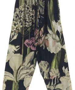 One Hundred Stars Iris Crepe Trousers Black