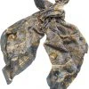 One Hundred Stars Decadent Scarf Grey New In