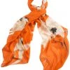 New In One Hundred Stars Stork Scarf Orange