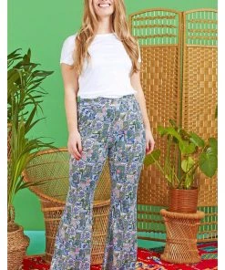 Onjenu Hannah Cybele 70's Trousers Turquoise