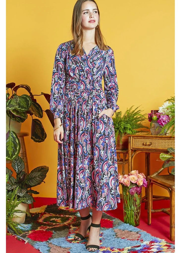 Onjenu Sharon Femme 70's Dress Pink