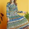 Onjenu Sharon Zebreese 70's Dress Multi