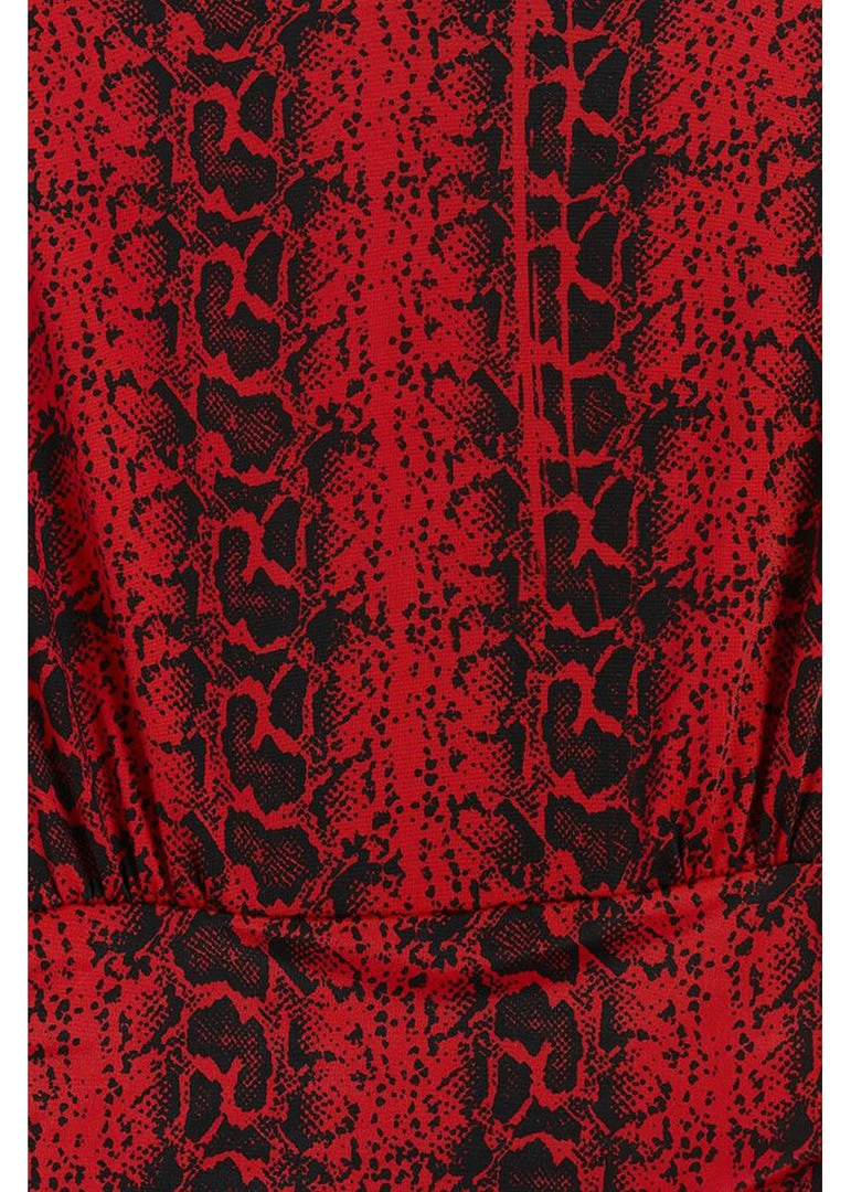 Onjenu Sid Ophidia 60's Pencil Dress Red