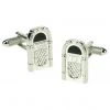 Onyx Art Men Cufflinks Jukebox Silver New In