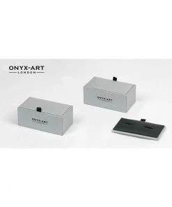 Onyx Art Mens Cufflinks Cow New In