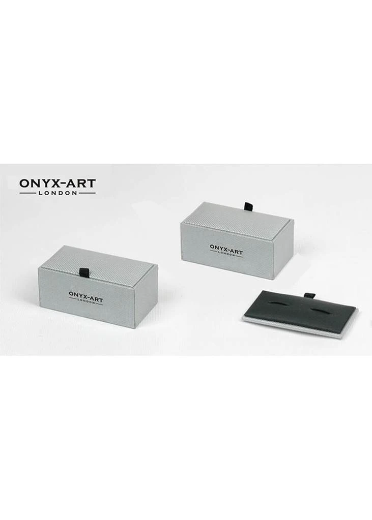 Onyx Art Mens Cufflinks Cow New In