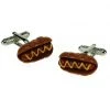 New In Onyx Art Mens Cufflinks Hot Dog
