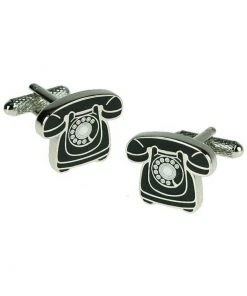 New In Onyx Art Mens Cufflinks Classic Phone
