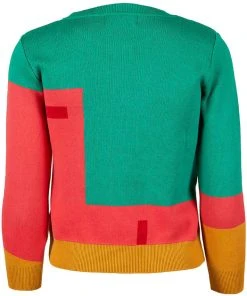 Palava Alba Mexican Architecture 60's Jumper Pink