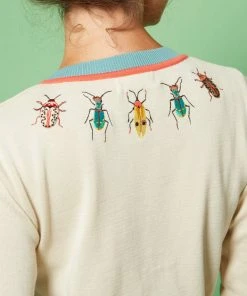 New In Palava Vera Cardigan Bugs 40's Cardigan Cream