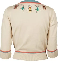 New In Palava Vera Cardigan Bugs 40's Cardigan Cream