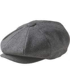 Peaky Blinders Newsboy Pinstripe Cap Grey New In