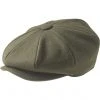 Peaky Blinders Newsboy Melton Cap Moss Green New In