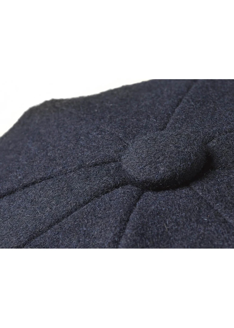 Peaky Blinders Newsboy Melton Cap Navy Blue New In