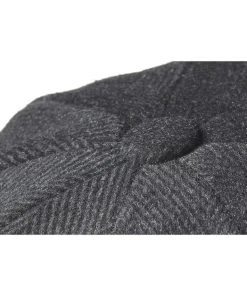 New In Peaky Blinders Newsboy Pinstripe Cap Black