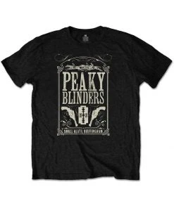 Peaky Blinders Mens Soundtrack T-Shirt Black New In