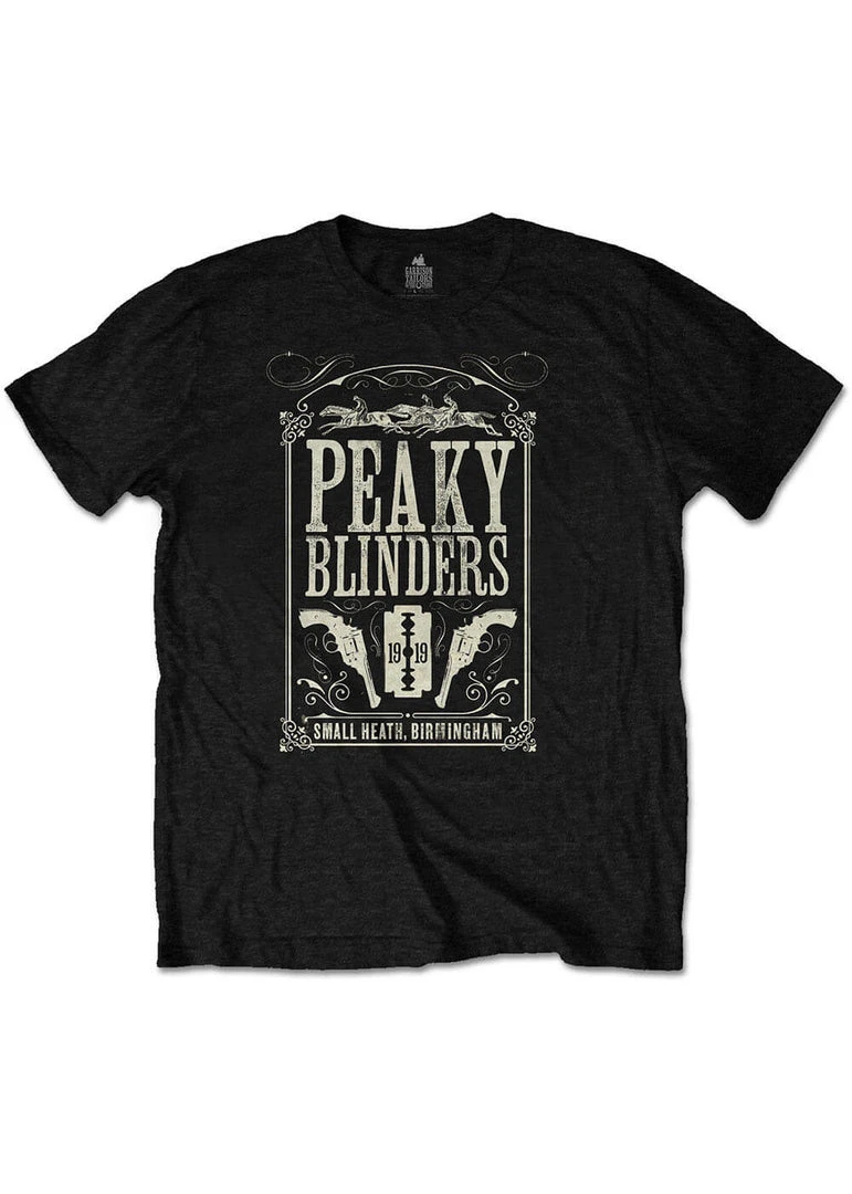 Peaky Blinders Mens Soundtrack T-Shirt Black New In