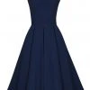 Pretty Dress Company Priscilla 50's Swing Dress Navy