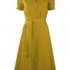 New In Pretty Retro Landgirl 40's Swing Dress Musterd
