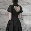 Punk Rave Heart Mosaic Dress Black
