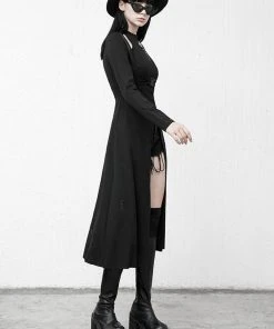 Punk Rave Rose Rebel Top Dress Black New In