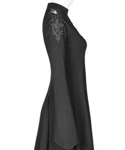 New In Punk Rave Aquilégia Dress Black