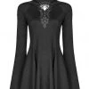 New In Punk Rave Aquilégia Dress Black