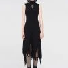 Punk Rave Ribcage Dress Black New In