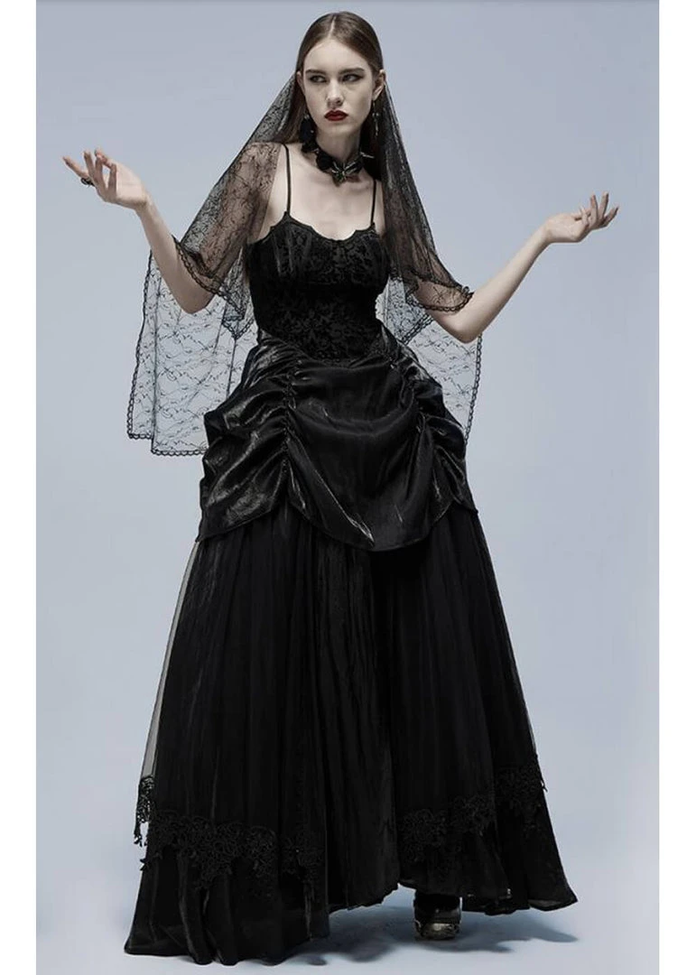 New In Punk Rave Veil Between Worlds Black