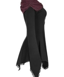 Punk Rave Beauteous Olorea Top Black Red