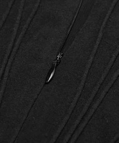 New In Punk Rave Cello Velvet Blouse Black