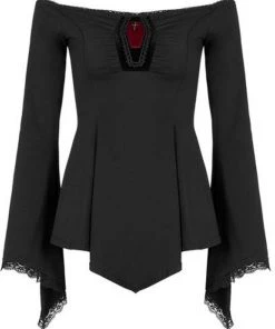 Punk Rave Coffin Top Black New In