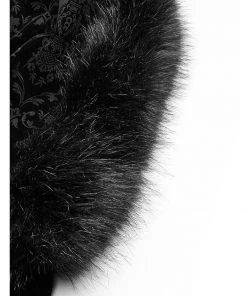 New In Punk Rave Snowfall Cloak Cape Black