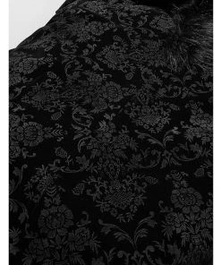 New In Punk Rave Snowfall Cloak Cape Black