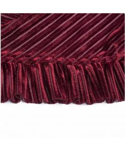 New In Punk Rave The Manor Velvet Blouse Red