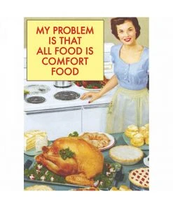 Retro Fun Magnet My Problem Is, All Food Multi