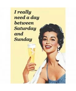 Retro Fun Magnet I Really Need A Day Multi