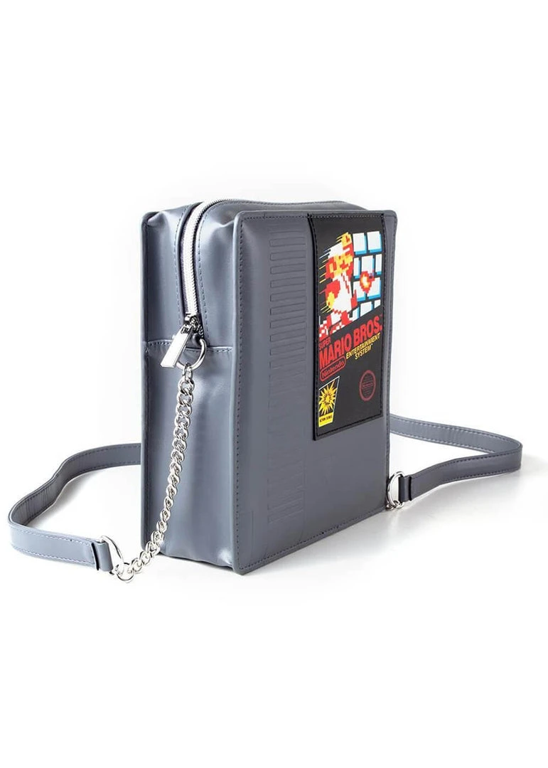 New In Retro Games Nintendo Super Mario Bros Cardrigde Shoulderbag