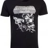 Retro Games Mens Asteroids Tonal Graphic T-Shirt Black New In